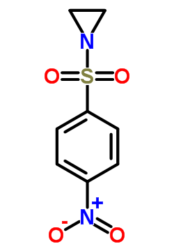 Structure of 1-[(4-nitrophenyl)sulfonyl]aziridine
