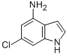 Structure of 4-AMINO-6-CHLORO INDOLE