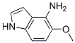 Structure of 1H-Indol-4-amine,  5-methoxy-