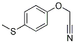 Structure of 2-[4-(Methylthio)phenoxy]acetonitrile