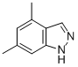 Structure of 4,6-DIMETHYL (1H)INDAZOLE