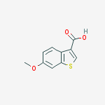 6-methoxy-1-benzothiophene-3-carboxylic Acid结构式