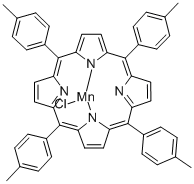 Structure of meso-Tetratolylporphyrin-Mn(III)chloride
