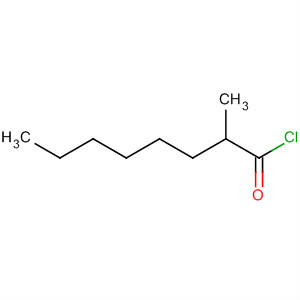 Structure of Octanoyl chloride, 2-methyl-
