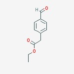 Ethyl (4-formylphenyl)acetate结构式