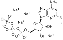 Structure of 2-methylthioadenosine-5’-o-triphosphate(2-mes-atp),sodiumsalt