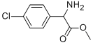 Structure of AMINO-(4-CHLORO-PHENYL)-ACETIC ACID METHYL ESTER