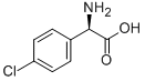 Structure of (R)-4-CHLORO PHENYLGLYCINE