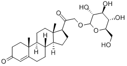 Structure of CORTEXONE 21-GLUCOSIDE
