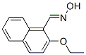 Structure of 1-Naphthalenecarboxaldehyde, 2-ethoxy-, oxime