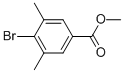 Structure of 4-BROMO-3,5-DIMETHYL-BENZOIC ACID METHYL ESTER
