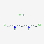 N,n'-bis(2-chloroethyl)propane-1,3-diamine;hydrochloride结构式