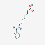 8-(benzoylamino)octanoic acid结构式