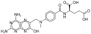 Structure of 7-HYDROXY METHOTREXATE-D3