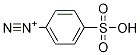Structure of BenzenediazoniuM, 4-sulfo-