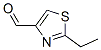 Structure of 4-Thiazolecarboxaldehyde,2-ethyl-