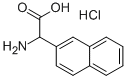 Structure of AMINO(2-NAPHTHYL)ACETIC ACID HYDROCHLORIDE