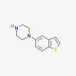 Structure of 1-(benzo[b]thiophen-5-yl)piperazine