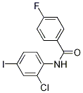 Structure of N-(2-Chloro-4-iodophenyl)-4-fluorobenzaMide, 97%