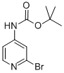 4-叔丁氧羰基氨基-2-溴吡啶结构式