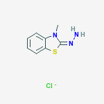 Structure of MBTH hydrochloride