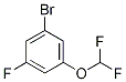 1-Bromo-3-(difluoromethoxy)-5-fluorobenzene结构式