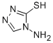 Structure of 4-AMINO-4H-1,2,4-TRIAZOLE-3-THIOL