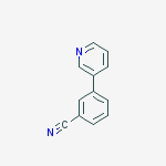 Structure of 3-(3-PYRIDINYL)BENZONITRILE