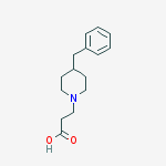 Structure of 3-(4-BENZYL-PIPERIDIN-1-YL)-PROPIONIC ACID