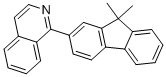 Structure of 1-(9,9-Dimethylfluuoren-2-yl)isoquinoline