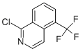 1-氯-5-(三氟甲基)异喹啉结构式