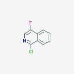 1-chloro-4-fluoroisoquinoline结构式