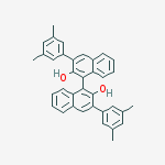Structure of [1,1'-Binaphthalene]-2,2'-diol, 3,3'-bis(3,5-dimethylphenyl)-, (1S)-