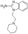 苯并咪唑-2-胺,1-[2-(1-哌啶基)乙基]-结构式
