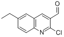 2-CHLORO-6-ETHYLQUINOLINE-3-CARBALDEHYDE结构式
