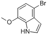 Structure of 4-bromo-7-methoxy-1H-indole
