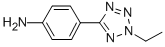 Structure of 4-(2-ETHYL-2H-TETRAZOL-5-YL)-PHENYLAMINE
