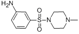 Structure of 3-(4-METHYL-PIPERAZINE-1-SULFONYL)-PHENYLAMINE