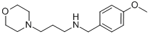 Structure of (4-METHOXY-BENZYL)-(3-MORPHOLIN-4-YL-PROPYL)-AMINE
