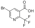 Structure of 5-Bromo-2-trifluoromethyl-nicotinic acid
