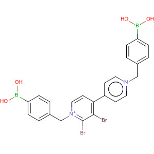 Structure of 4,4'-Bipyridinium, 1,1'-bis[(4-boronophenyl)methyl]-, dibromide