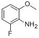Structure of 3-Fluoro-2-methoxyaniline