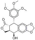 Structure of (5R)-5β-(3,4,5-Trimethoxyphenyl)-7α-(hydroxymethyl)-8α-hydroxy-5,6,7,8-tetrahydronaphtho[2,3-d]-1,3-dioxole-6β-carboxylic acid 6,7-lactone
