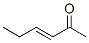 Chemical structure of (E)-3-Hexen-2-one