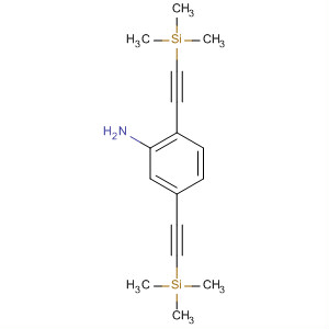 Structure of Benzenamine, 2,5-bis[(trimethylsilyl)ethynyl]-