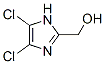 Structure of 1H-Imidazole-2-methanol,  4,5-dichloro-