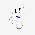 Structure of (-)-Salinosporamide A; ML 858; Marizomib; NPI 0052; Salinosporamide A