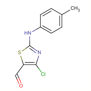 Structure of 5-Thiazolecarboxaldehyde, 4-chloro-2-[(4-methylphenyl)amino]-