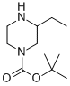 Structure of N-Boc-3-Ethylpiperazine