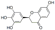 Structure of (S)-2,3-Dihydro-7-hydroxy-2-(3,4,5-trihydroxyphenyl)-4H-1-benzopyran-4-one